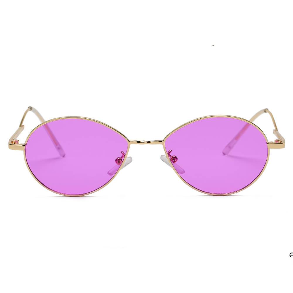 HICKORY | Small Retro Vintage Metal Round Sunglasses