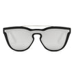 AIEA | Unisex Fashion Brow-Bar Single Flat Lens Round Sunglasses Circle