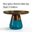 Classic Design Sebastian Herkner Round Glass Tea Side Table