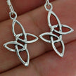 Celtic Knot Solid Silver Earrings