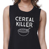 Cereal Killer Womens Black Crop Top