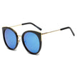 HOLMDEL | Women's Iconic Mirrored Lens Cat Eye Sunglasses