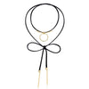 Audacious Ribbon Bow Layered Necklace