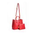 Jane - Red Vegan Leather Satchel