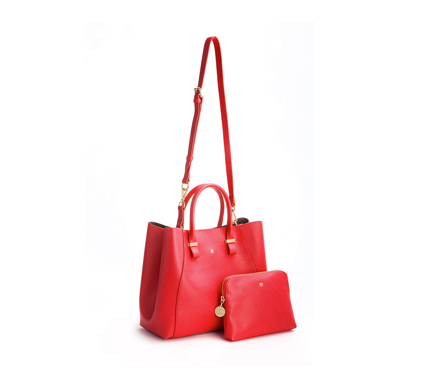 Jane - Red Vegan Leather Satchel