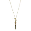 Collier Lariat Labradorite