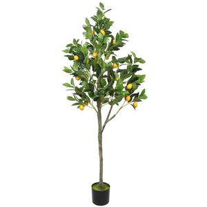 Artificial Lemon Tree (Potted) With Lemons 150cm