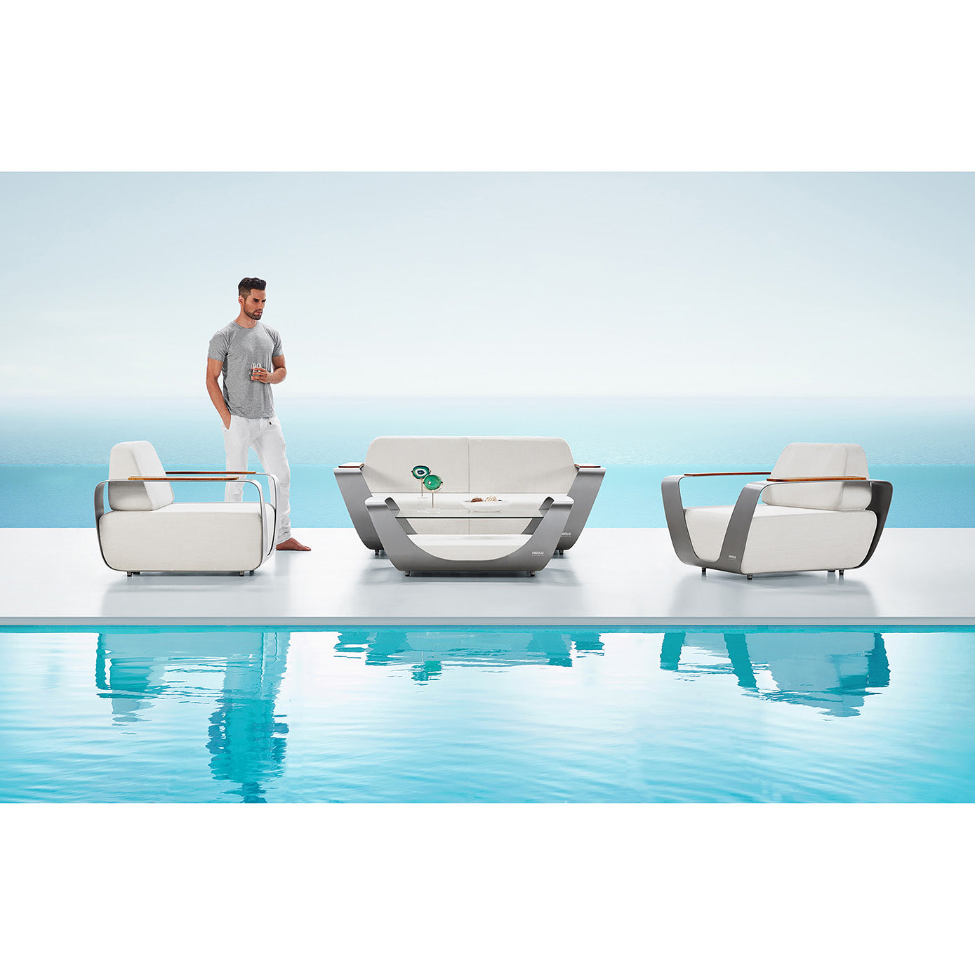 Aluminum Outdoor Lounging Set