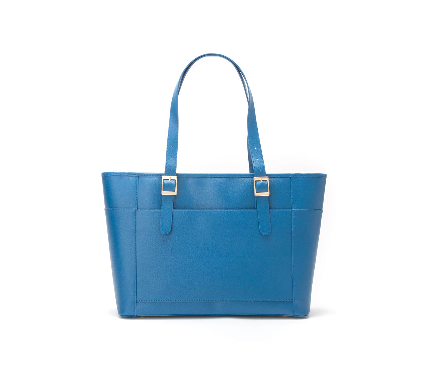 Miley - Blue Vegan Leather Laptop Bag