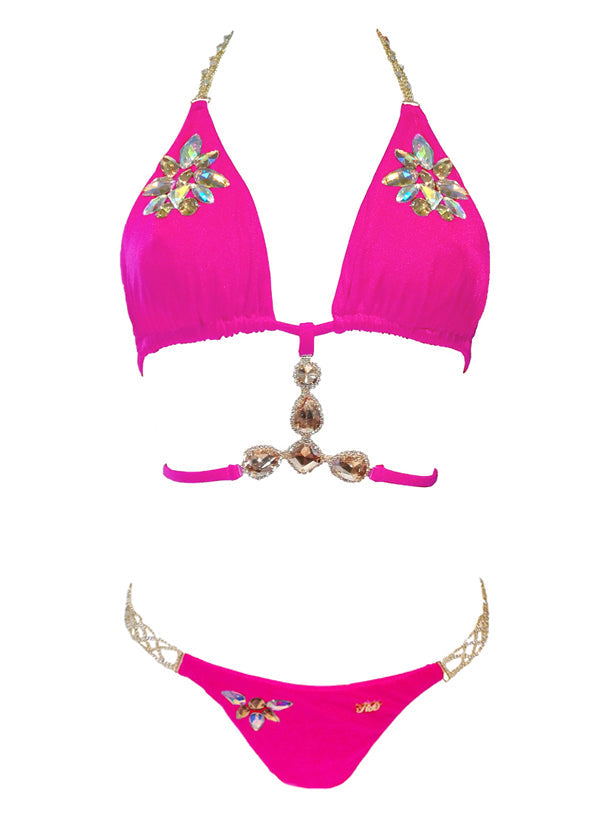 Athena Triangle Top & Tango Bottom - Pink