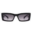 Horizonx - Retro Rectangle Narrow Fashion Slim Vintage Square Sunglasses