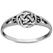 Plain Celtic Knot Silver Ring