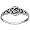 Plain Celtic Knot Silver Ring