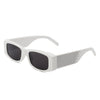 Harmonix - Retro Rectangular Narrow Vintage Slim Sunglasses