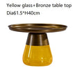 Classic Design Sebastian Herkner Round Glass Tea Side Table