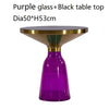 Classic Design Sebastian Herkner Round Glass Tea Side Table