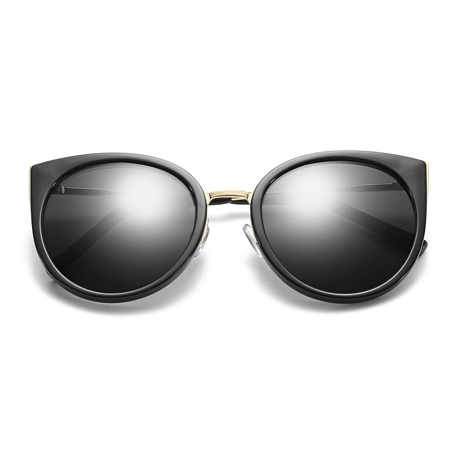 HOLMDEL | Women's Iconic Mirrored Lens Cat Eye Sunglasses