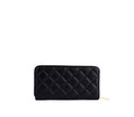 Uptown Quilted - Black Zipper Wallet