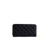 Uptown Quilted - Black Zipper Wallet