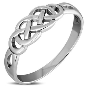 Celtic Knot Plain Silver Ring