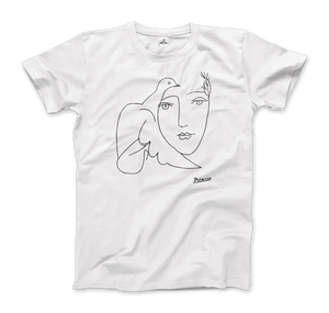 Pablo Picasso Paix (Colombe et Visage) Oeuvre T-Shirt