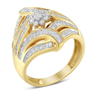 10K Yellow Gold Diamond Ring