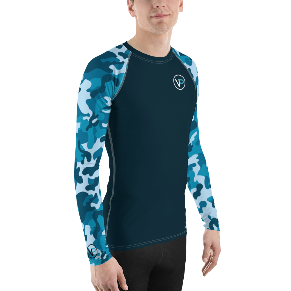 Men's Venture Pro Camo Sleeve Performance Rash Guard UPF 40+