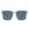 Verdiana - Women Chic Flat Top Tinted Fashion Square Sunglasses