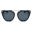 HANOVER | Unisex Fashion Brow-Bar Round Sunglasses