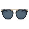 HANOVER | Unisex Fashion Brow-Bar Round Sunglasses