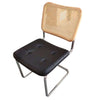 Emy Side Chair - Natural & Black Leather