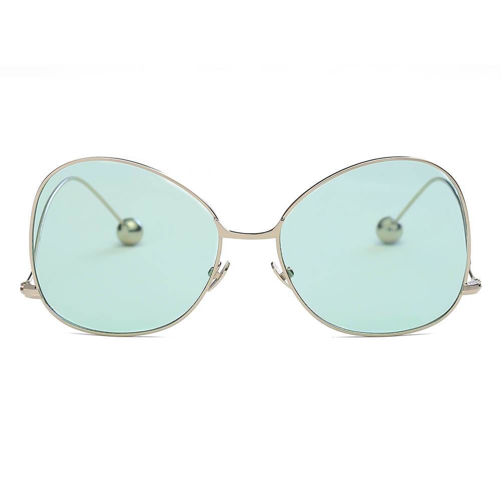 Eugene - Women's Trendy Oversized Pantone Lens Sunglasses