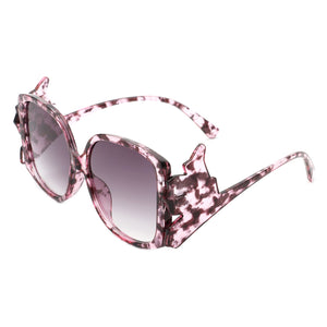 Vortexia - Oversize Irregular Frame Large Fashion Square Sunglasses