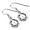 Boucles d'oreilles en argent sterling avec coquille d'ormeau