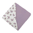 Winsome Butterflies and Orchid Lavender Cotton Newcastle Blanket