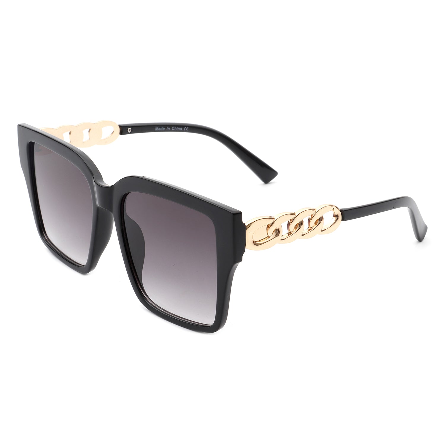 Verdiana - Women Chic Flat Top Tinted Fashion Square Sunglasses