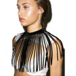 Cope Collar Fringe Choker