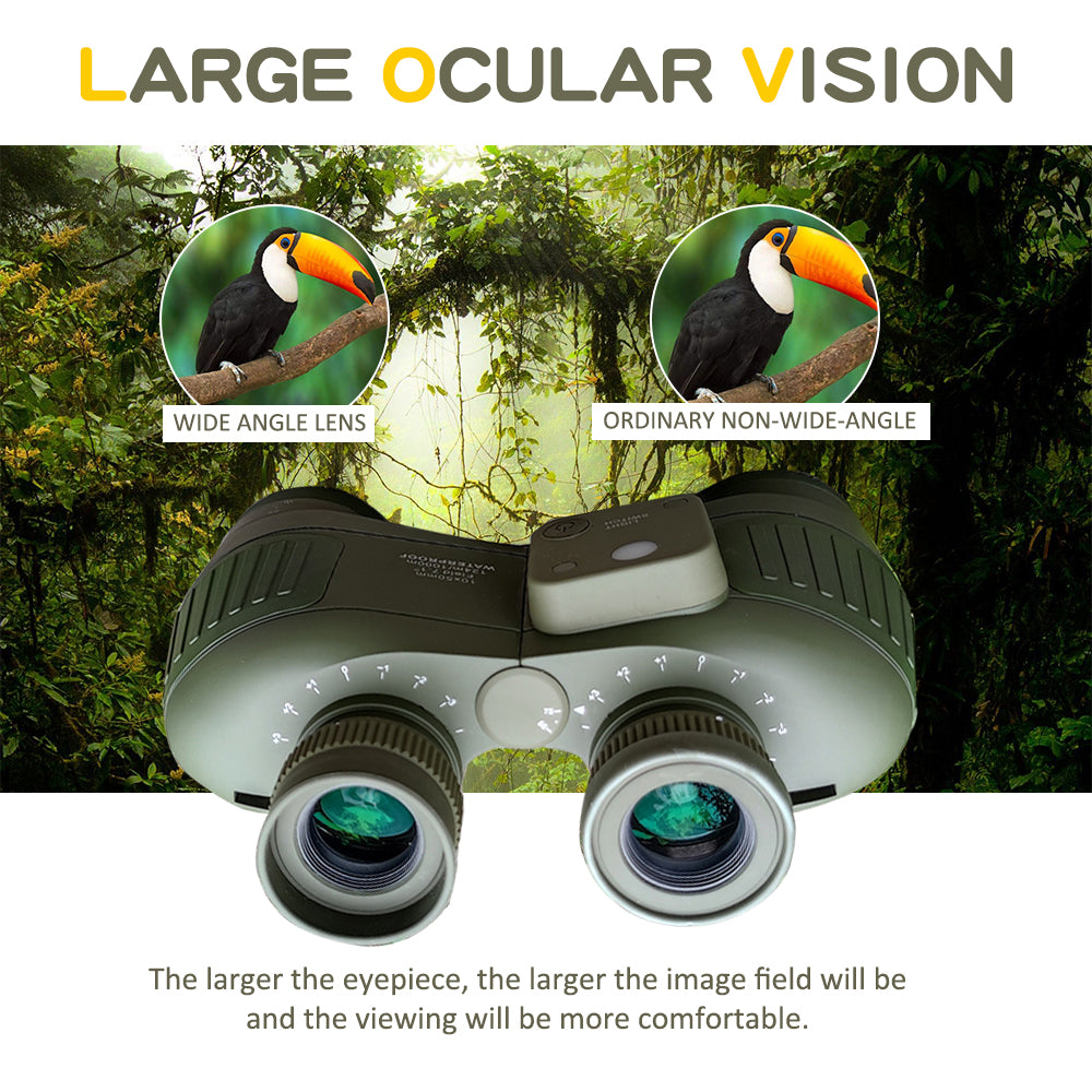 Marine Navigation Waterproof Binoculars 10x50 Binoculars Telescope