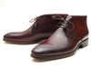 Bottes Chukka Paul Parkman pour hommes marron et bordeaux (ID#CK43E8)