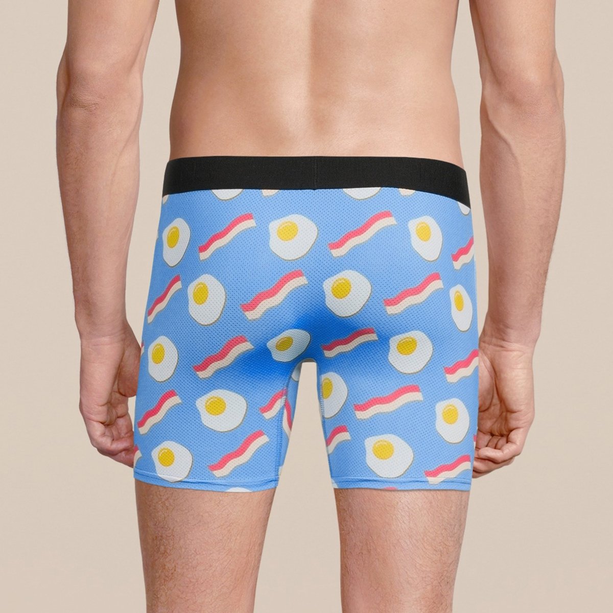 Ensemble de sous-vêtements et chaussettes Boxer Bacon and Eggs pour hommes