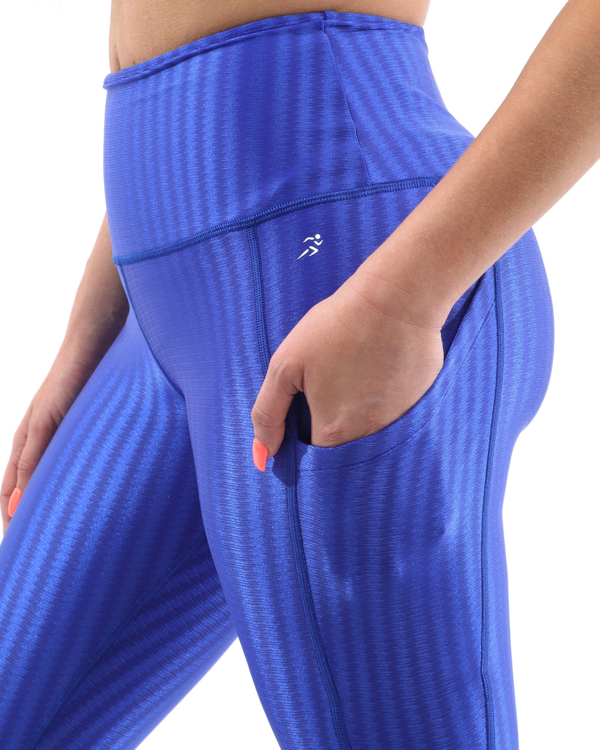 Ensemble de vêtements de sport Firenze - Leggings et soutien-gorge de sport - Bleu [FABRIQUÉ EN ITALIE]