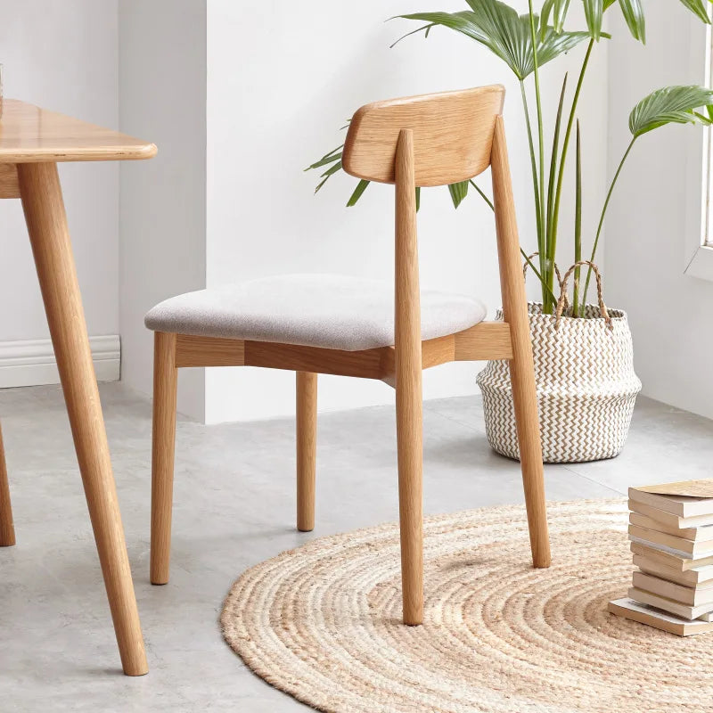 Chaise de salle à manger en bois massif