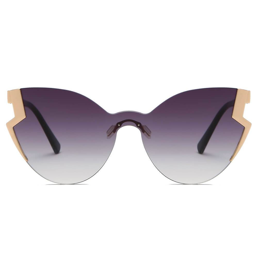 DECATUR | Women Fashion Oversize Cat Eye Sunglasses