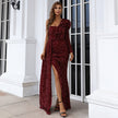 Robe Rayne à sequins et asymétrique épaule dénudée