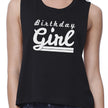 Haut court noir pour femme Birthday Girl