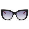 HELSINKI | Women Round Cat Eye Oversized Fashion Sunglasses