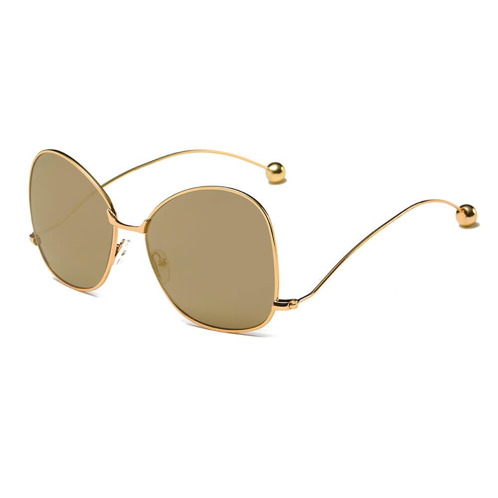 Eugene - Women's Trendy Oversized Pantone Lens Sunglasses