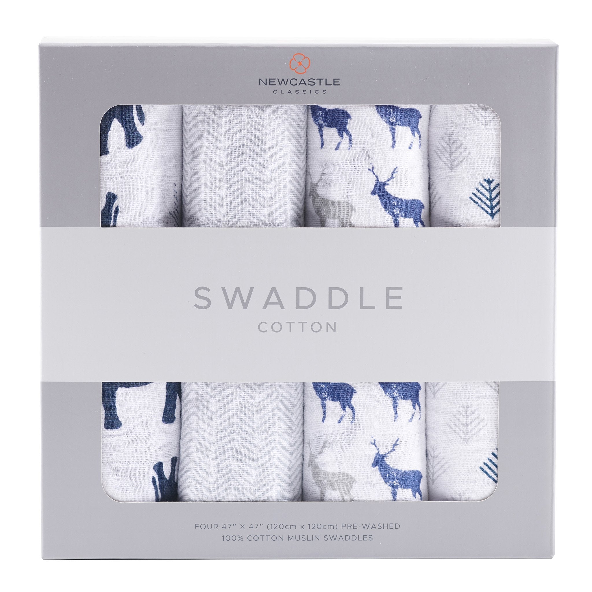 Swaddle en mousseline de coton In the Wild, paquet de 4