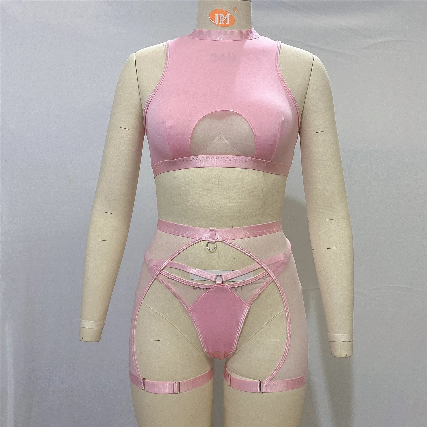 3 Pieces Seamless Top Underwear Set