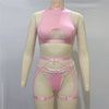 3 Pieces Seamless Top Underwear Set